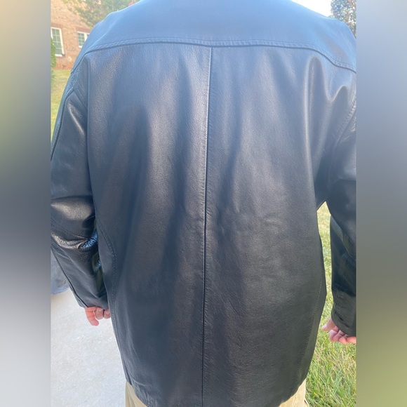 Men’s genuine leather jacket - Picture 8 of 9